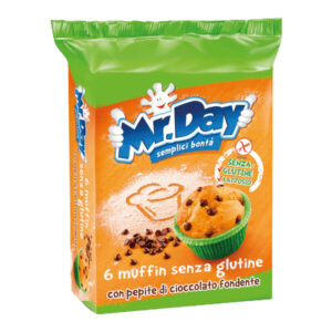 Muffin con pepite di cioccolato fondente Mr. Day
