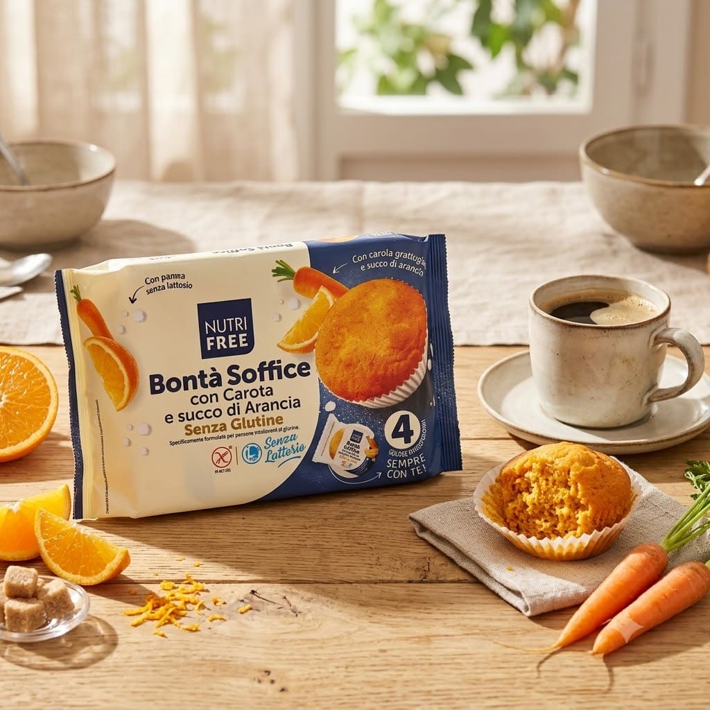 Bontà Soffice con carota e succo di arancia Nutrifree - immagine 2