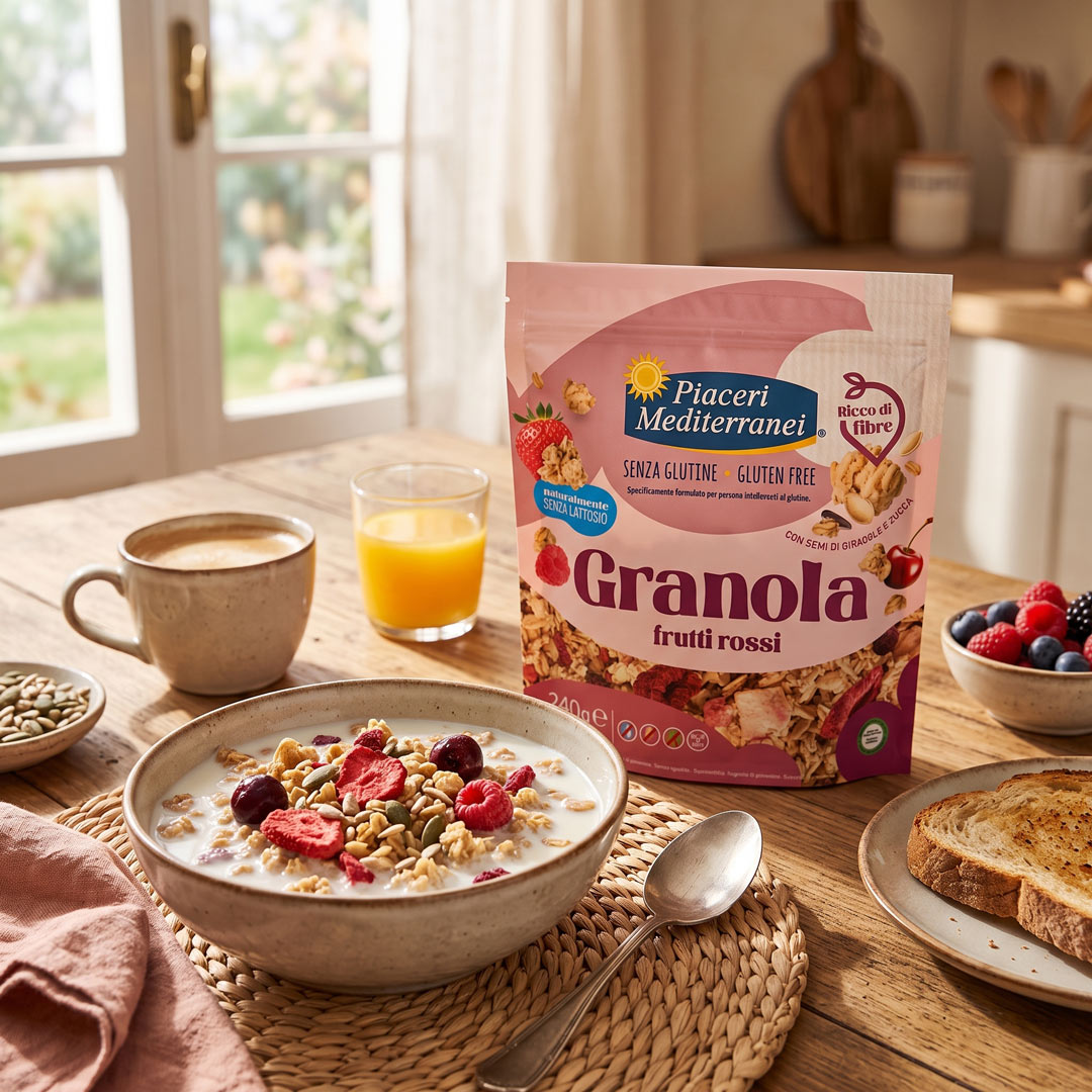 Granola Frutti Rossi Piaceri Mediterranei - immagine 2