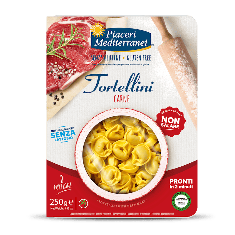 Tortellini con carne Piaceri Mediterranei