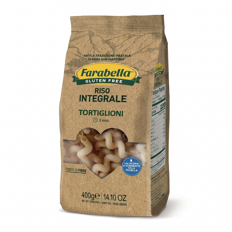 Tortiglioni di riso integrale Farabella